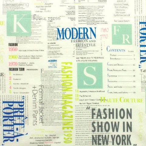 Fashion Magazine White/Multi