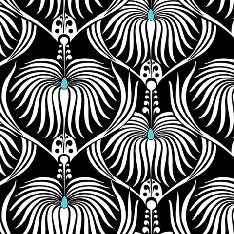 Camelot Black and White Dahlia