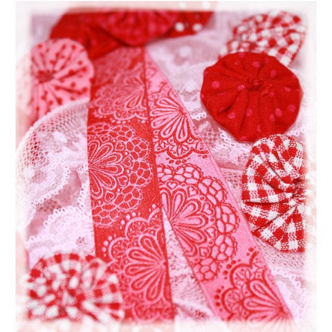 Doilies on Red