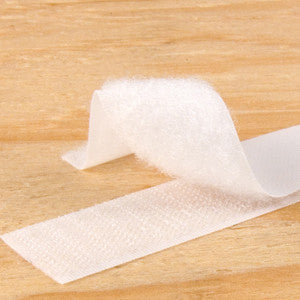 Hook and Loop Tape White