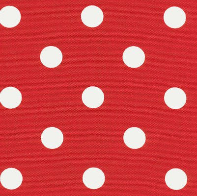 Polka Dot Canvas Red