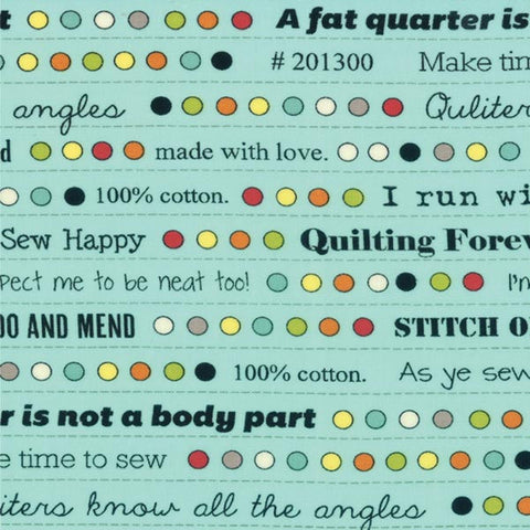 Quilter's Selvages Blue