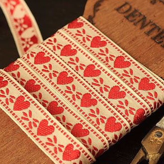 Vintage Heart Ribbon