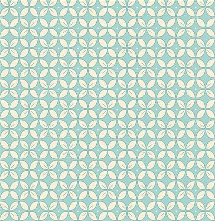 Wallflowers Cathedral Windows Aqua
