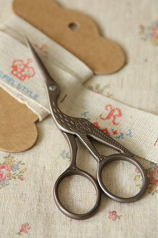 Vintage Scissors Bird