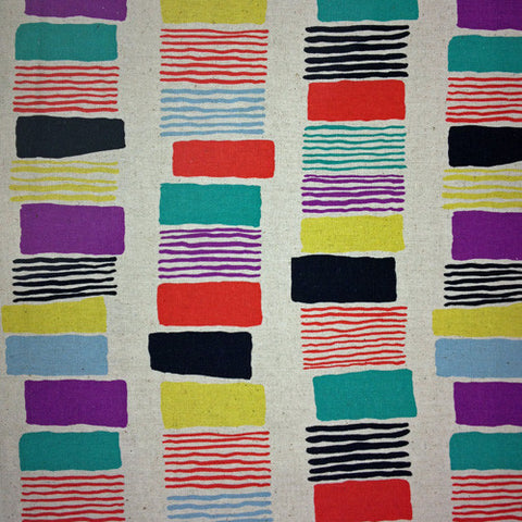 Brush Strokes Multi on Natural
