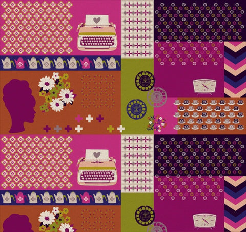 Cameo Print Fuschia