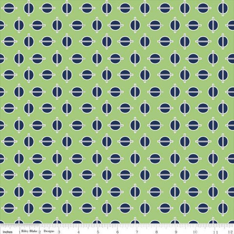 Gracie Girl Dots in Green