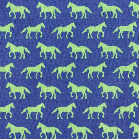 Horses Blue