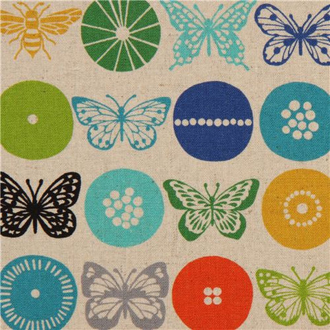 Insect Blue and Greens on Natural
