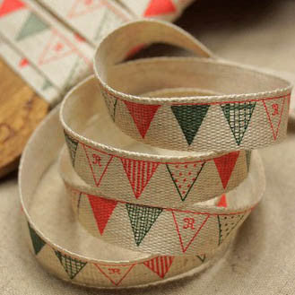 Large Bunting Linen Trim