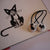 Black Cat Hair Elastics