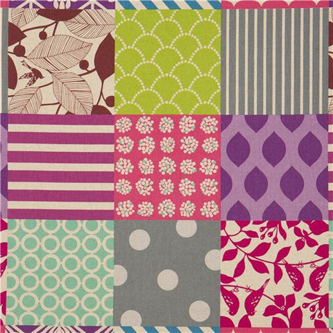 Piece Pinks, Grey and Purple
