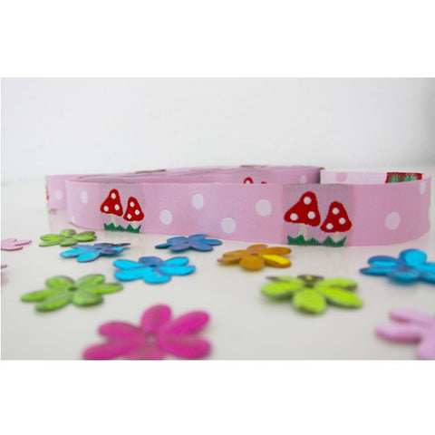 Toadstools Pink Ribbon
