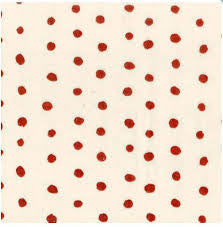 Pocho Cream with Red Spots