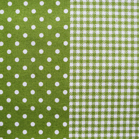 Gingham and Spot Lime