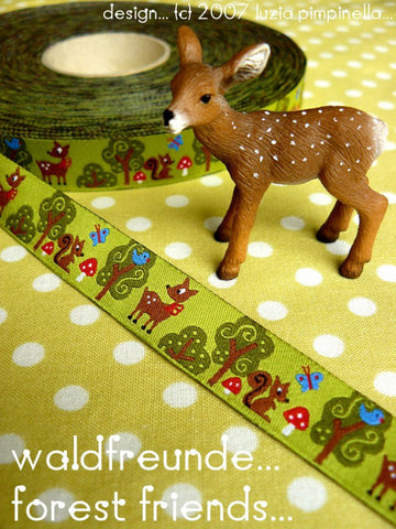 Woodland Forest Friends on lime